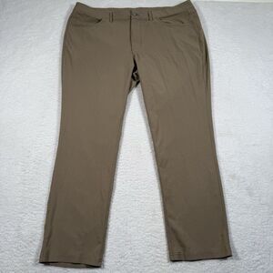 Tasc Pants Mens 38x30 (Fit 38x28) Khaki Tan‎ Performance Tailored Bamboo Stretch